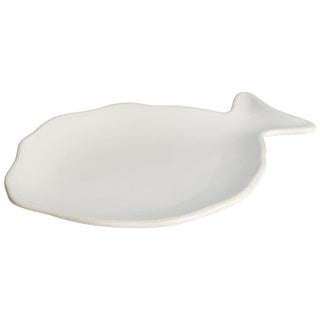 Gusta Teller Fisch 21,5 x 15,2 cm weiß | 2 Stk