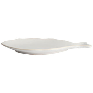 Gusta Teller Fisch 21,5 x 15,2 cm weiß | 2 Stk
