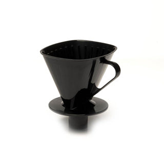 DBP -Kaffeefilterhalter schwarz mit Auslauf