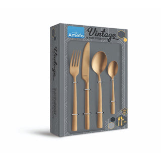 AMEFA MANILLE VINTAGE BIELERY SET 16-Stück Gold
