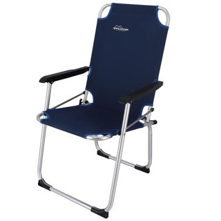 Redcliffs Campingstuhl mit Armlehnen dunkelblau 67x53x90cm