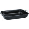 Alpina -Ofenschale 39x29x6 cm schwarz