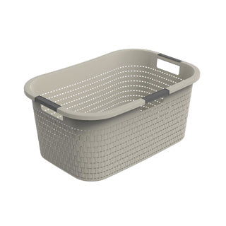 Rotho Rotho Country Waschkorb 40l Cappuccino