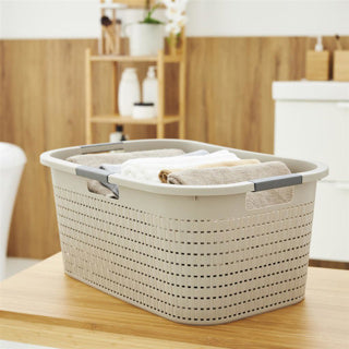 Rotho Rotho Country Waschkorb 40l Cappuccino