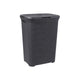 Curver Curver Style Wicker Look Waschkorb 60l Anthrazit