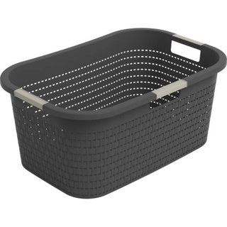 Rotho -Waschkorb 40L Country Anthrazit