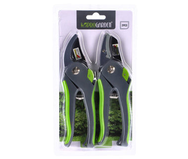 Pro -Gartengarten -Garten -Schere Set 2 Stück Geschwindigkeitsschere und Heckverdauung 20 cm