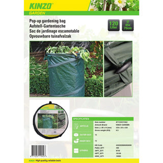 Kinzo Gartenabfall Pop-up 45x75cm