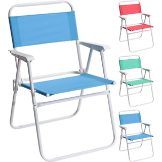 Strandklappstuhl mit Armlehne 50 x 54 x 79 cm 3 Assorti