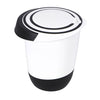Basic Mixing Bowl mit Deckel 1,5L Weiß schwarz