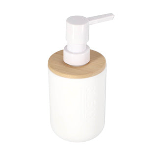 Home Styling Seifenpumpe Weiß; Bambus