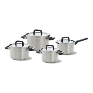 BK BK Flow Cool Pan Set 4-teiliger Edelstahl