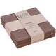 Home Styling Untersetzer-Set Kunstleder 4-teilig 10x10cm