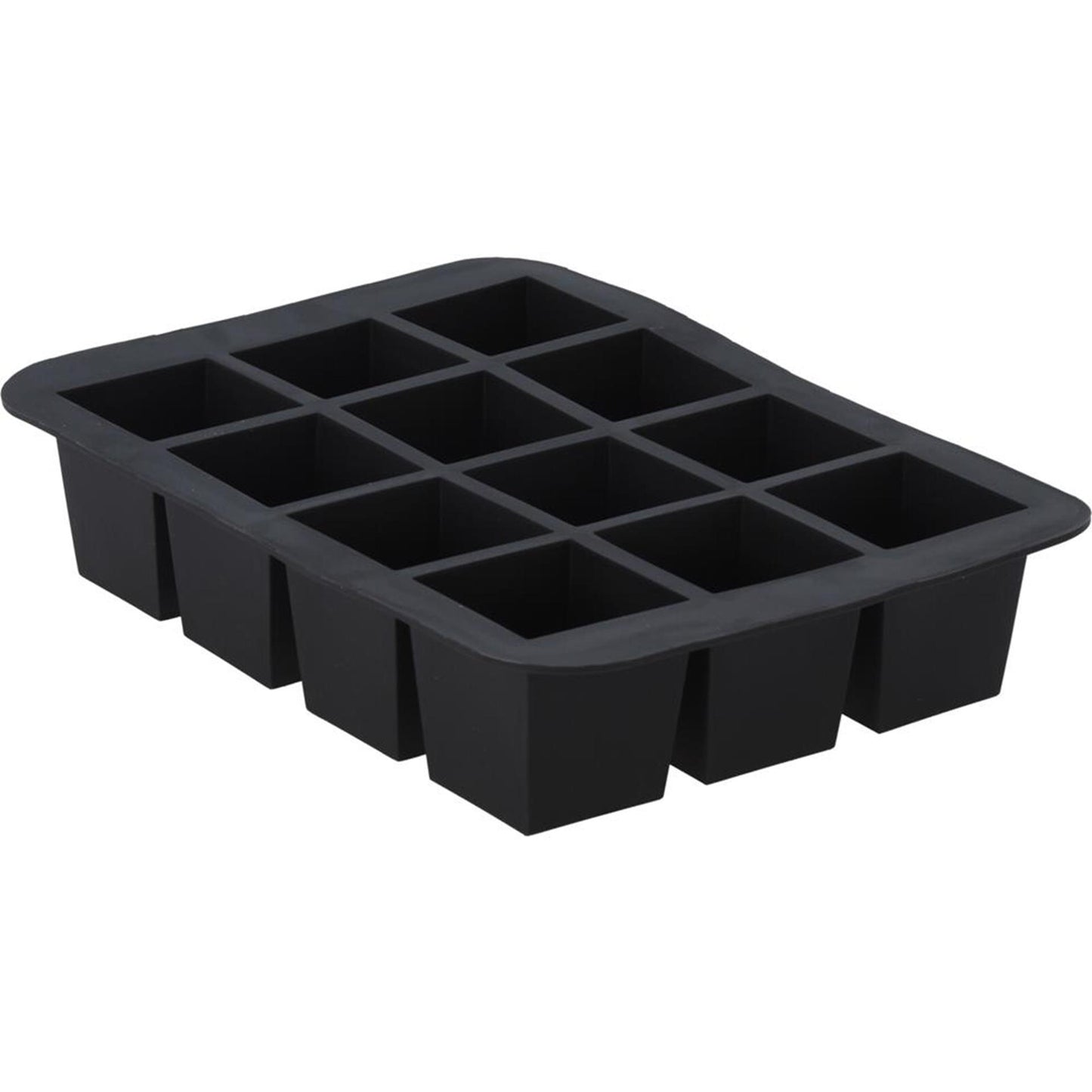 Excellent Houseware Eiswürfelbereiter Silikon 19x14cm grau