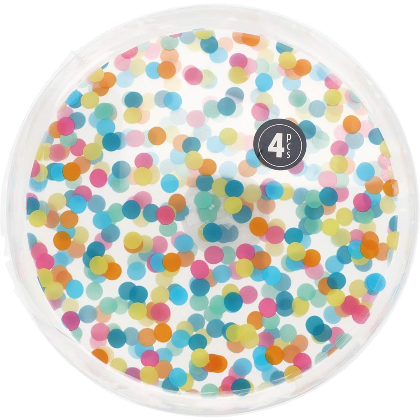 Platten mit Punkten 22,5 cm, 4st.