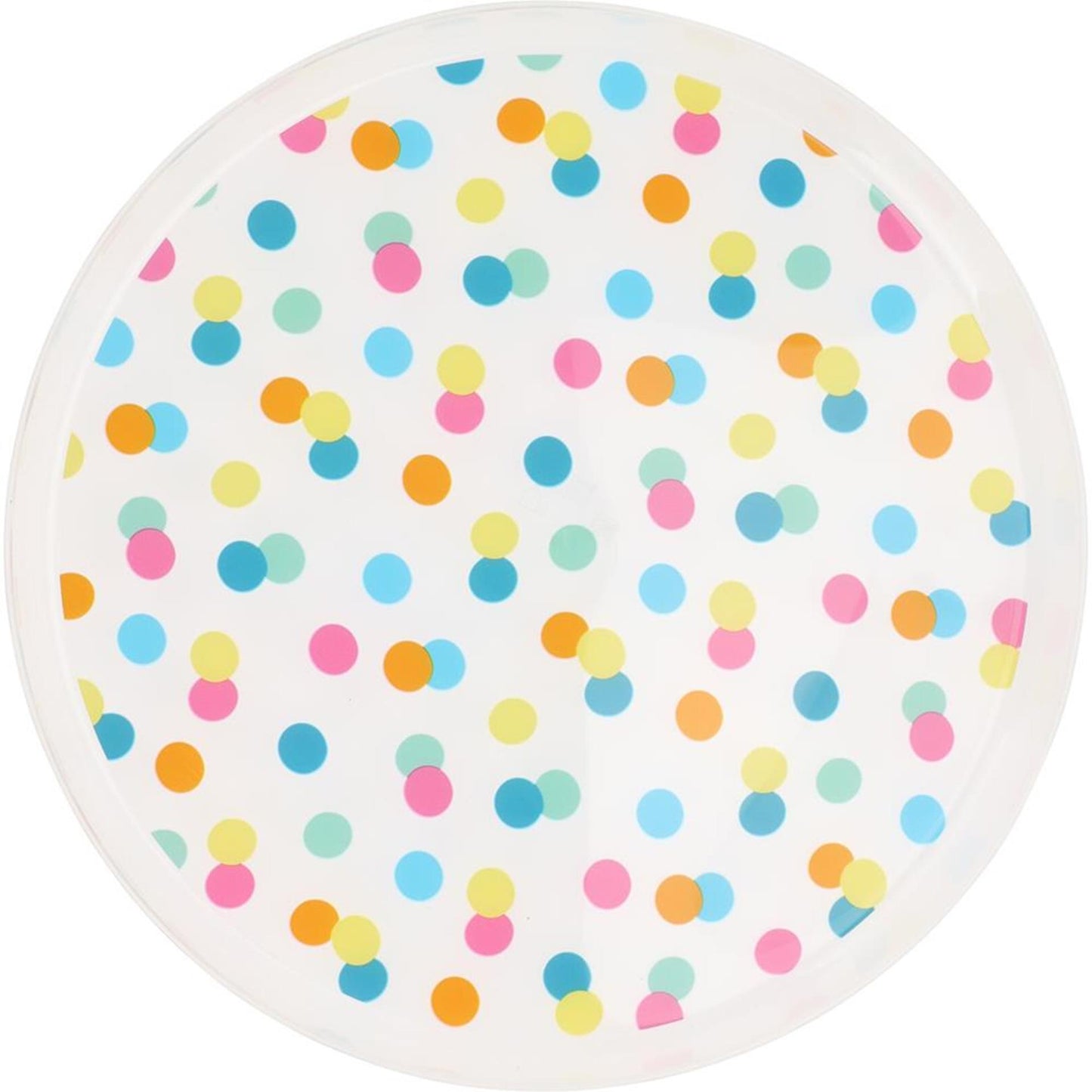 Platten mit Punkten 22,5 cm, 4st.