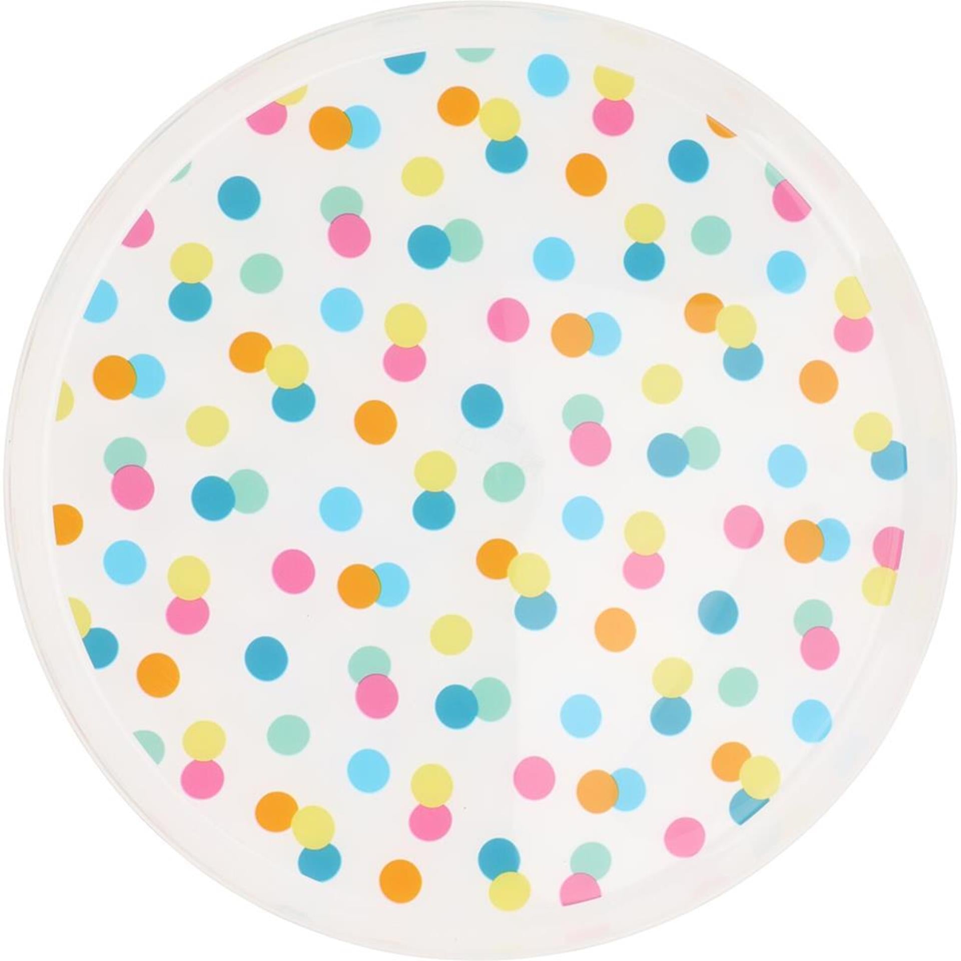 Platten mit Punkten 22,5 cm, 4st.