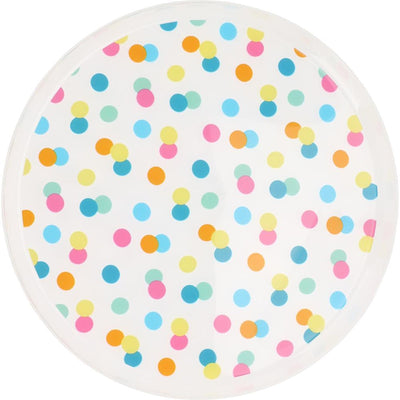 Platten mit Punkten 22,5 cm, 4st.