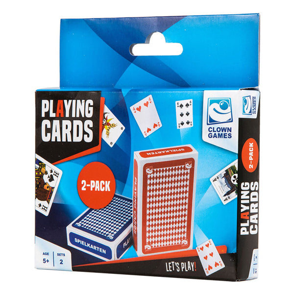 Clownspiele Spielkartenset 2-teilig