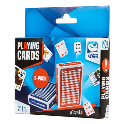 Clownspiele Spielkartenset 2-teilig