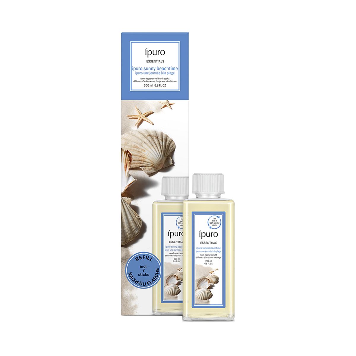 Ipuro Duftdiffusor Nachfüllpackung Sunny Beachtime 200 ml