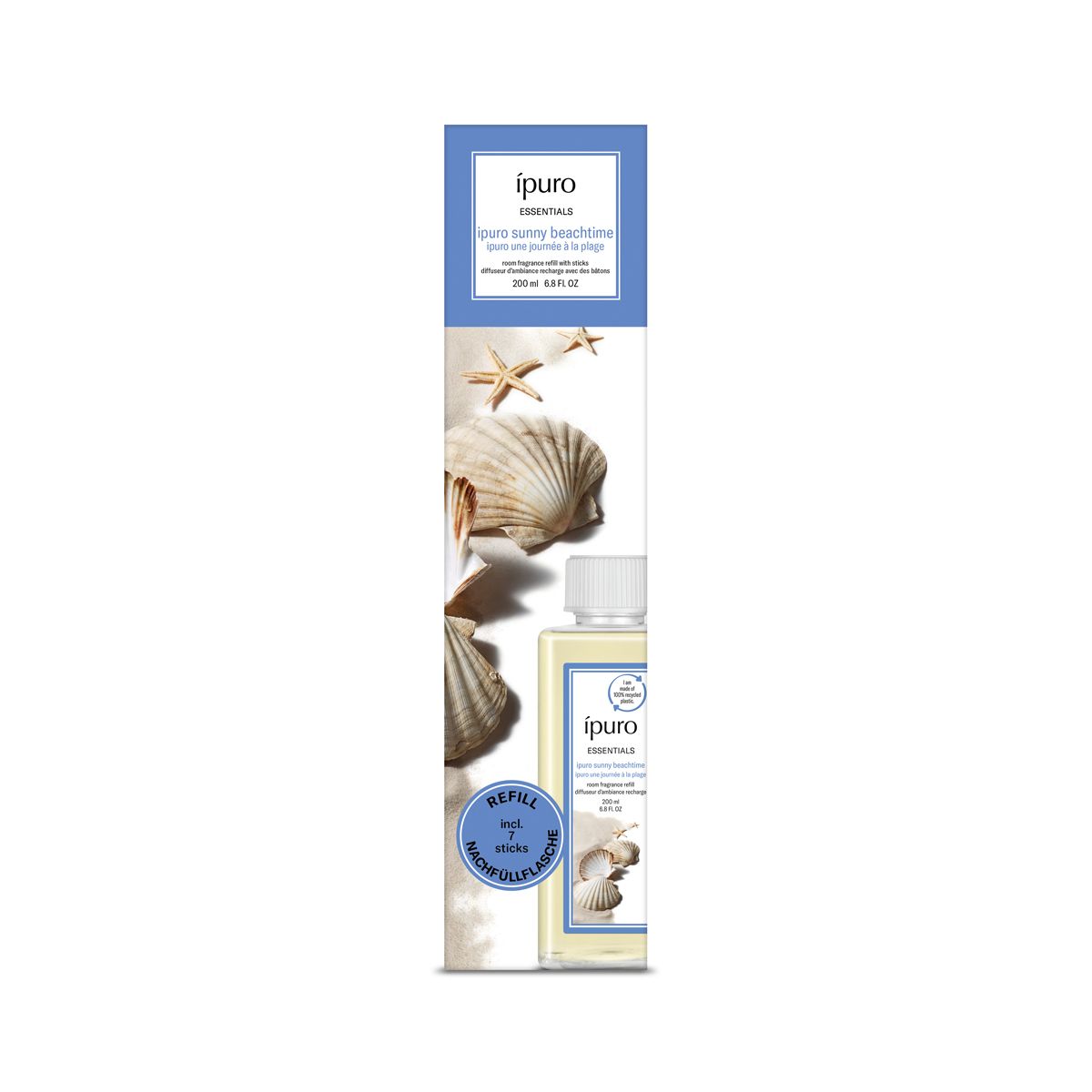 Ipuro Duftdiffusor Nachfüllpackung Sunny Beachtime 200 ml