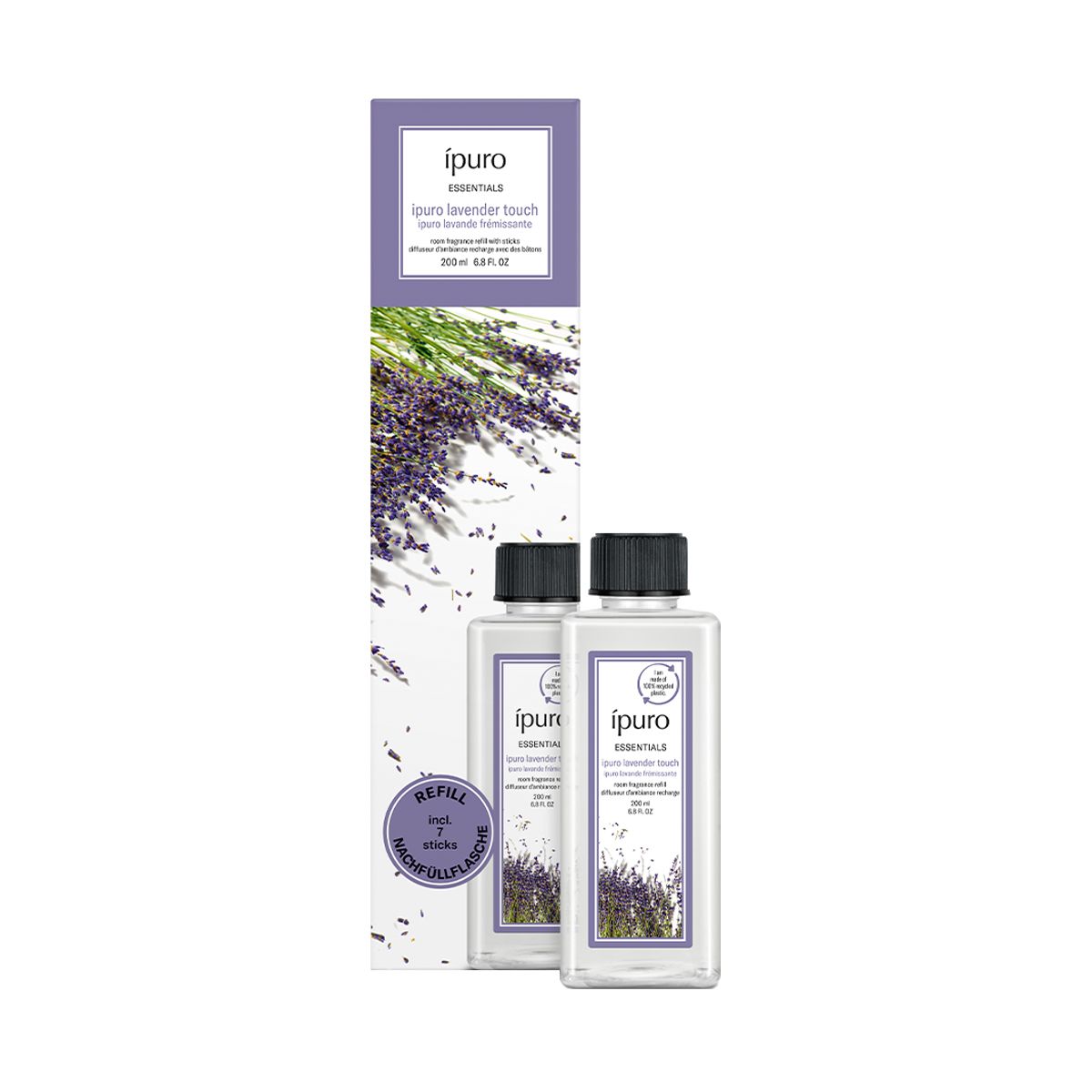 Ipuro Duftdiffusor-Nachfüllpackung Lavender Touch 200 ml