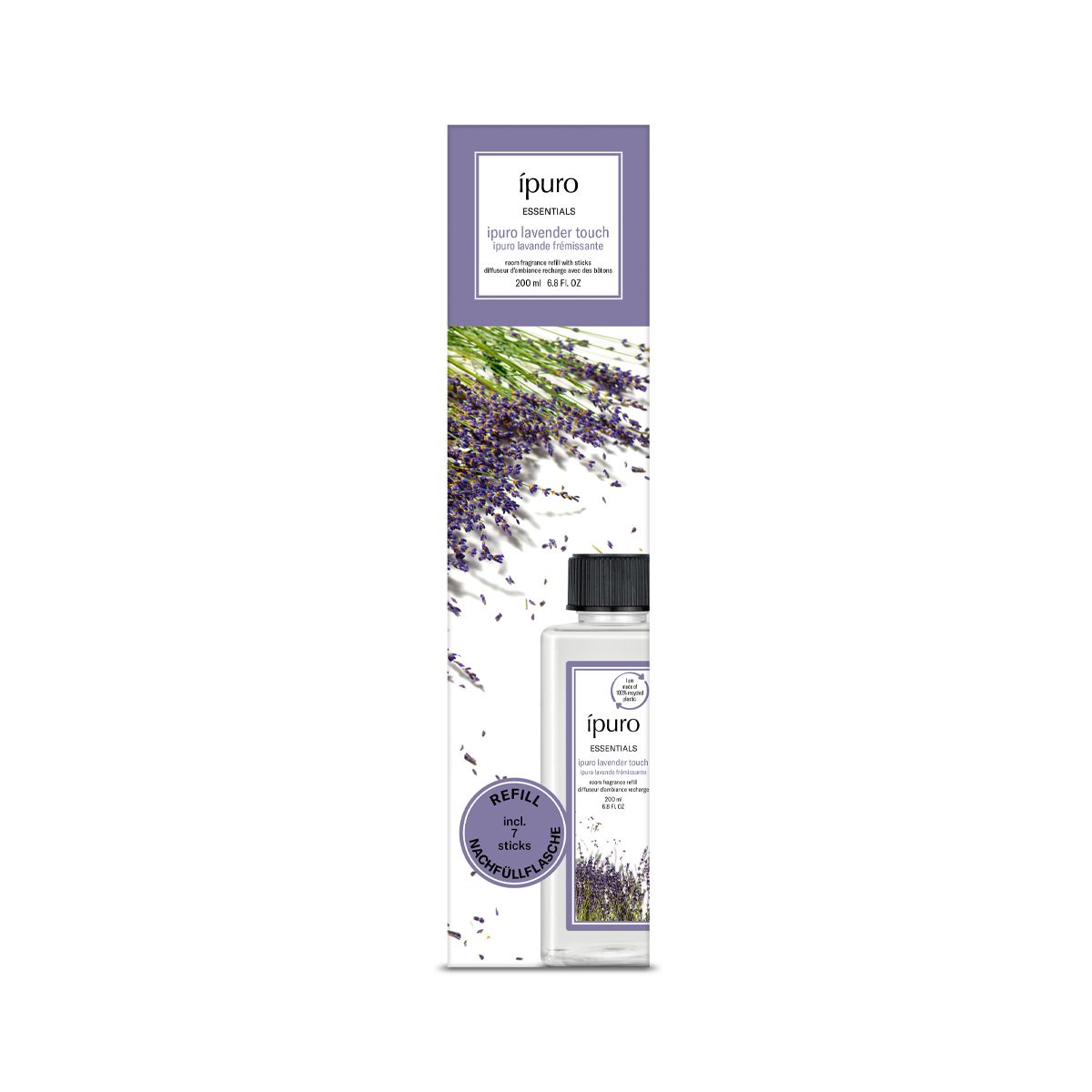 Ipuro Duftdiffusor-Nachfüllpackung Lavender Touch 200 ml