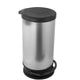 Rotho Rotho Paso Pedal Bin 30l Metallic Silber Schwarz
