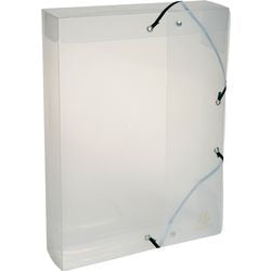 Boxordner Exacompta Crystal A4 transparent