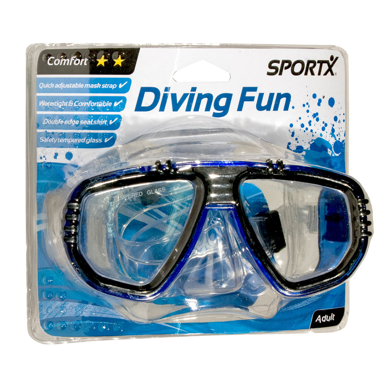 Sportx Erwachsene Schwimmmaske