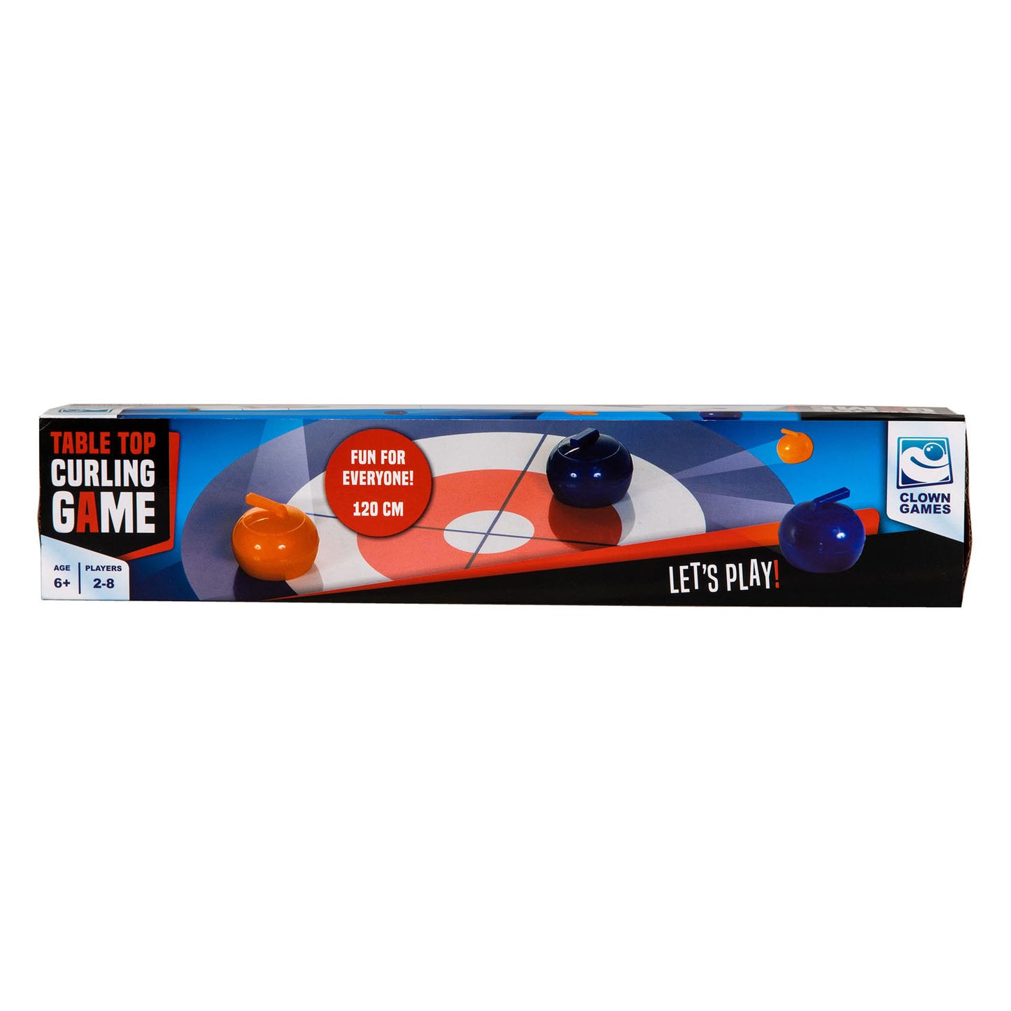 Clown Games Table Curling mit 8 Steinen