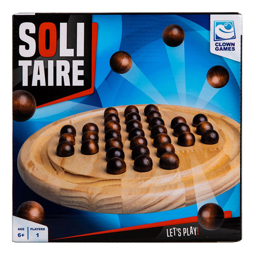 Clownspiele Solitaire Wood Brettspiel