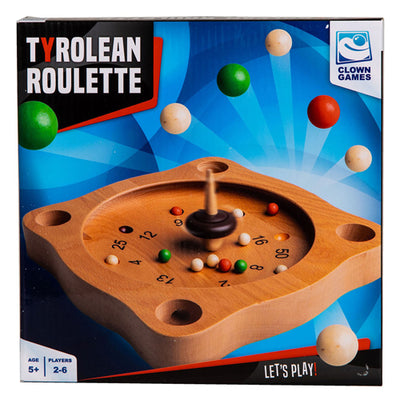 Clownspiele Tiroler Roulette Holzbrettspiel