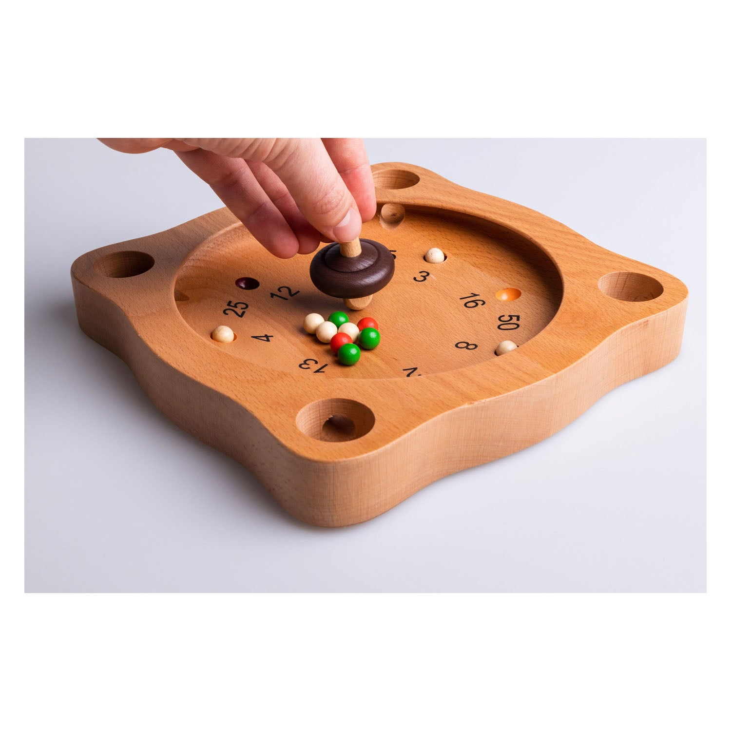 Clownspiele Tiroler Roulette Holzbrettspiel