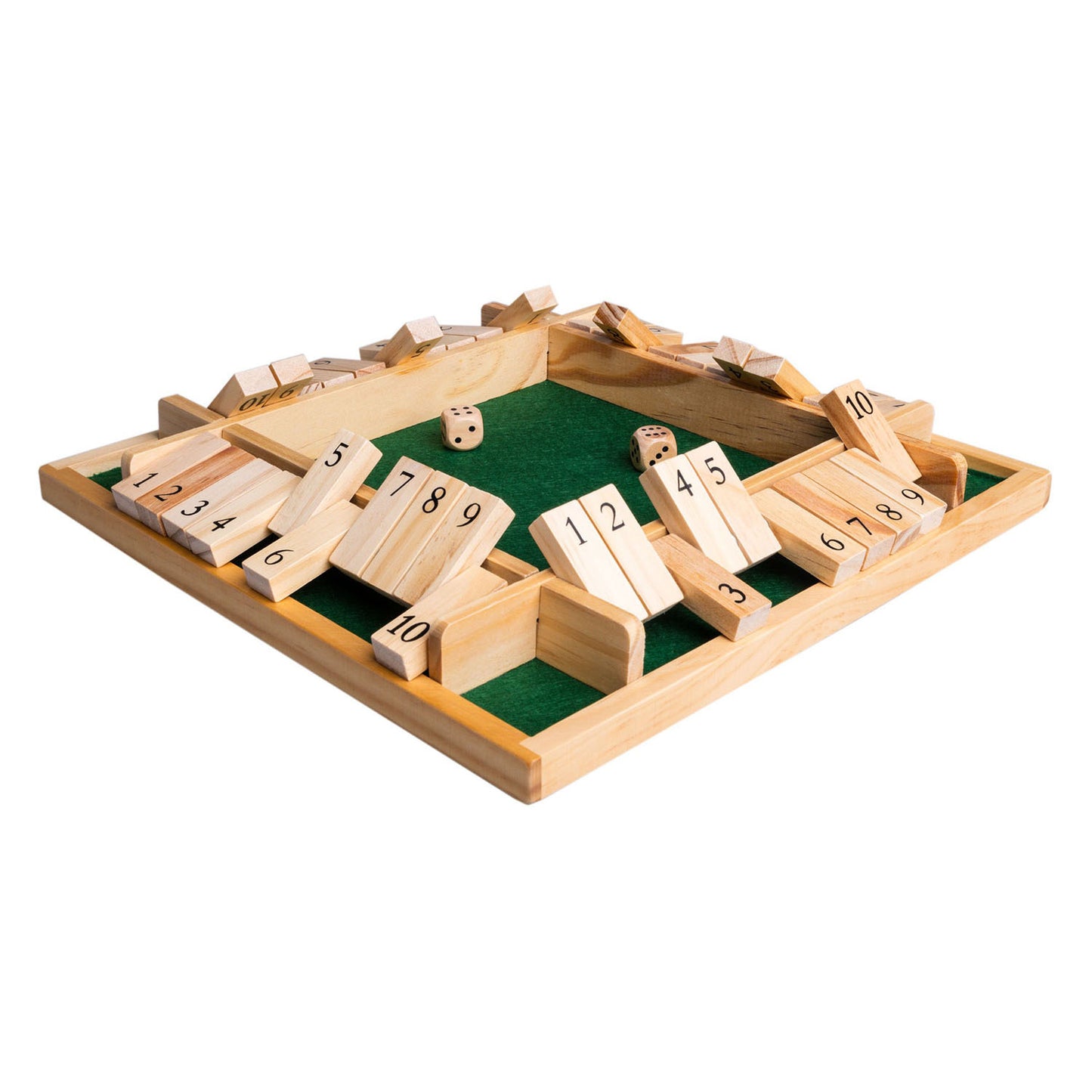 Clown -Spiele schloss das Box Holzbrettspiel aus