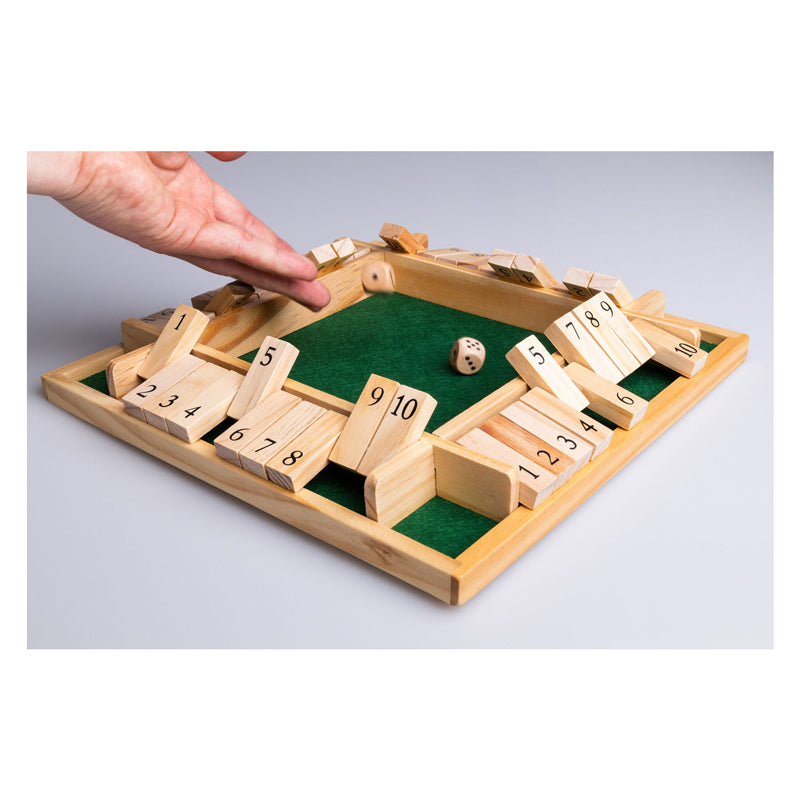 Clown -Spiele schloss das Box Holzbrettspiel aus