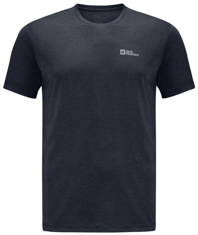 Jack Wolfskin vonnan s s t m Herren-T-Shirt – Mitternachtshimmel