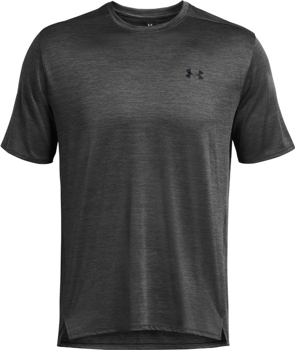 Under Armour UA Tech Vent SS-Gry Herren-Sportshirt – Castle Rock – Schwarz