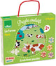 Vilac Bauernhof-Puzzle-Set – Lernspielzeug mit 4 Puzzles.