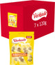 Verkade - Bites - Kekse - Keksbällchen mit weißer Schokolade - 7 x 120 Gramm Beutel