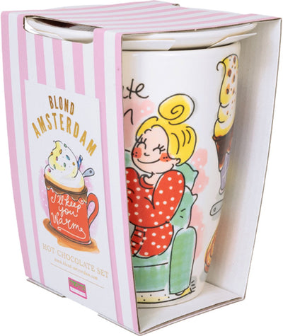 Blond Amsterdam, Specials, Schokoladenset XL Tasse Petit Four Hot Choc Pink
