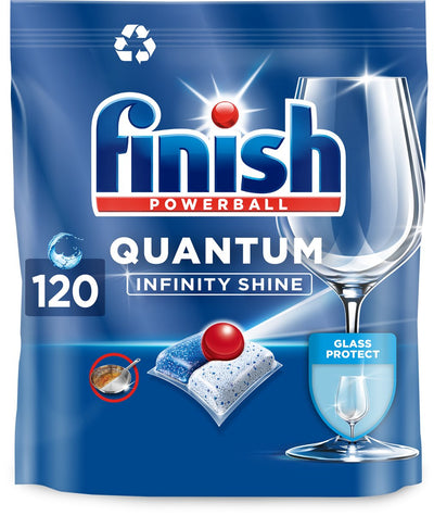 Finish Quantum Infinity Shine Spülmaschinentabs – 120 Kapseln