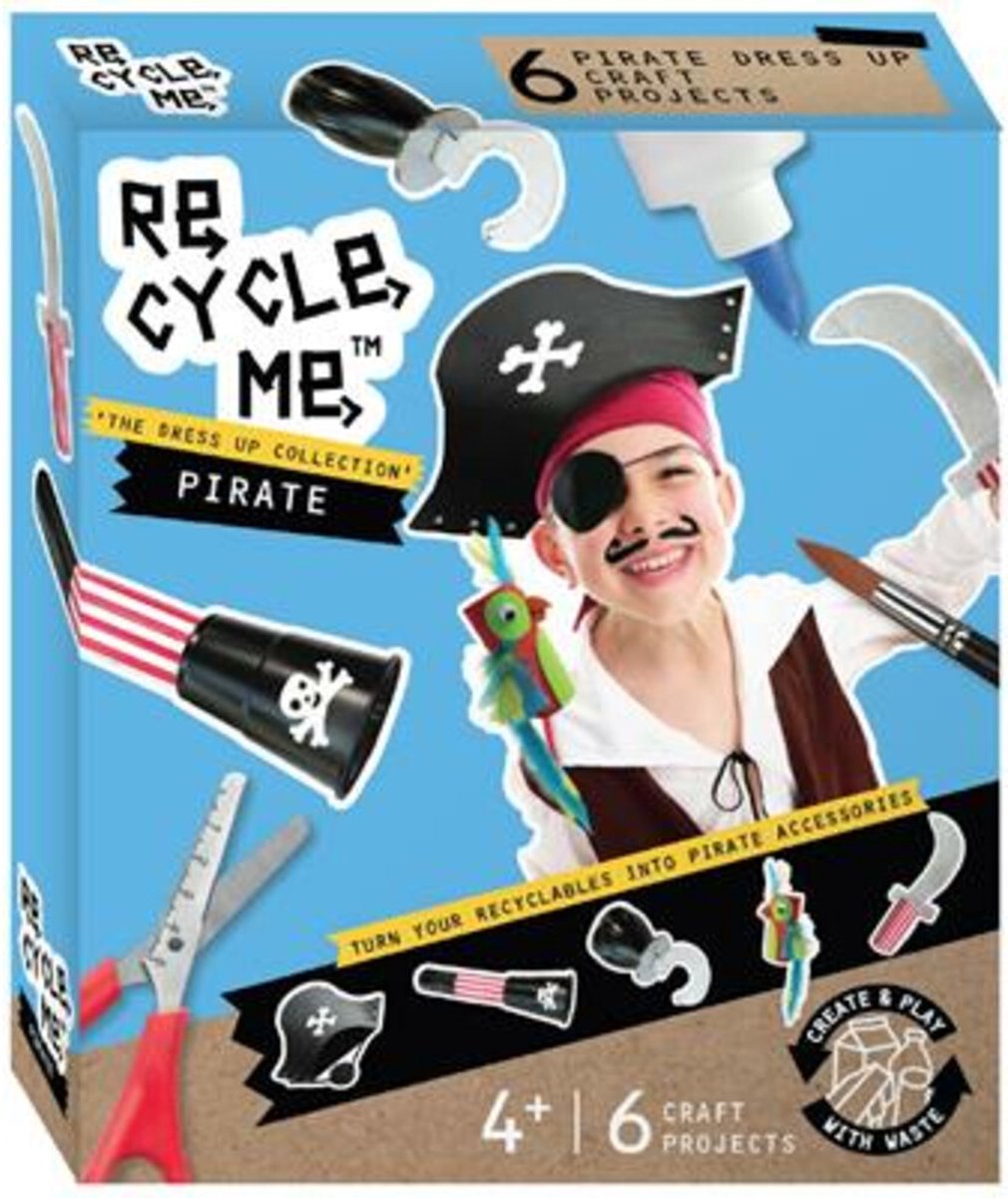 Re-cycle-me™ Re-cycle-me Bastelset Piraten-Verkleidung