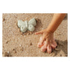 Kleine niederländische Strandset-Blumen und -Totten 3-teilig