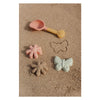 Kleine niederländische Strandset-Blumen und -Totten 3-teilig