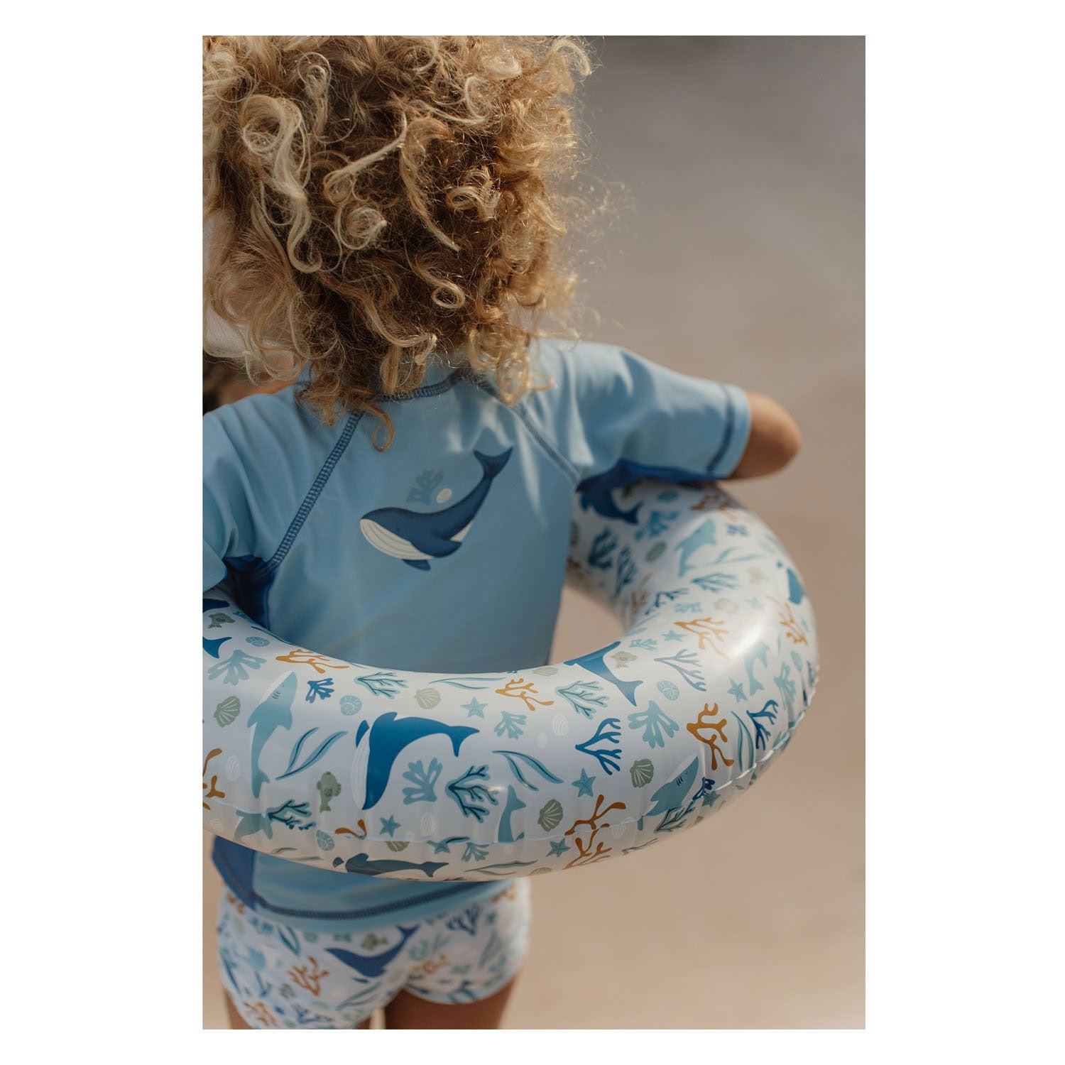 Kleine niederländische Ozeanträume Schwimmring Blau, 50 cm