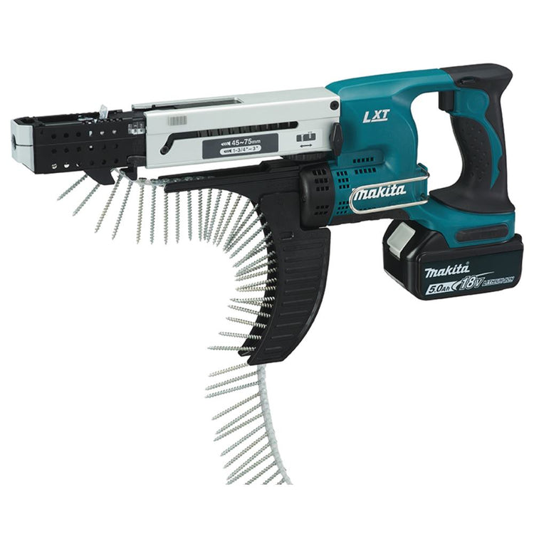 Makita dfr750rte 18 V Li-Ionen-Akku-Gürtelschraubendreher 45–75 mm | 18 V 5,0 Ah