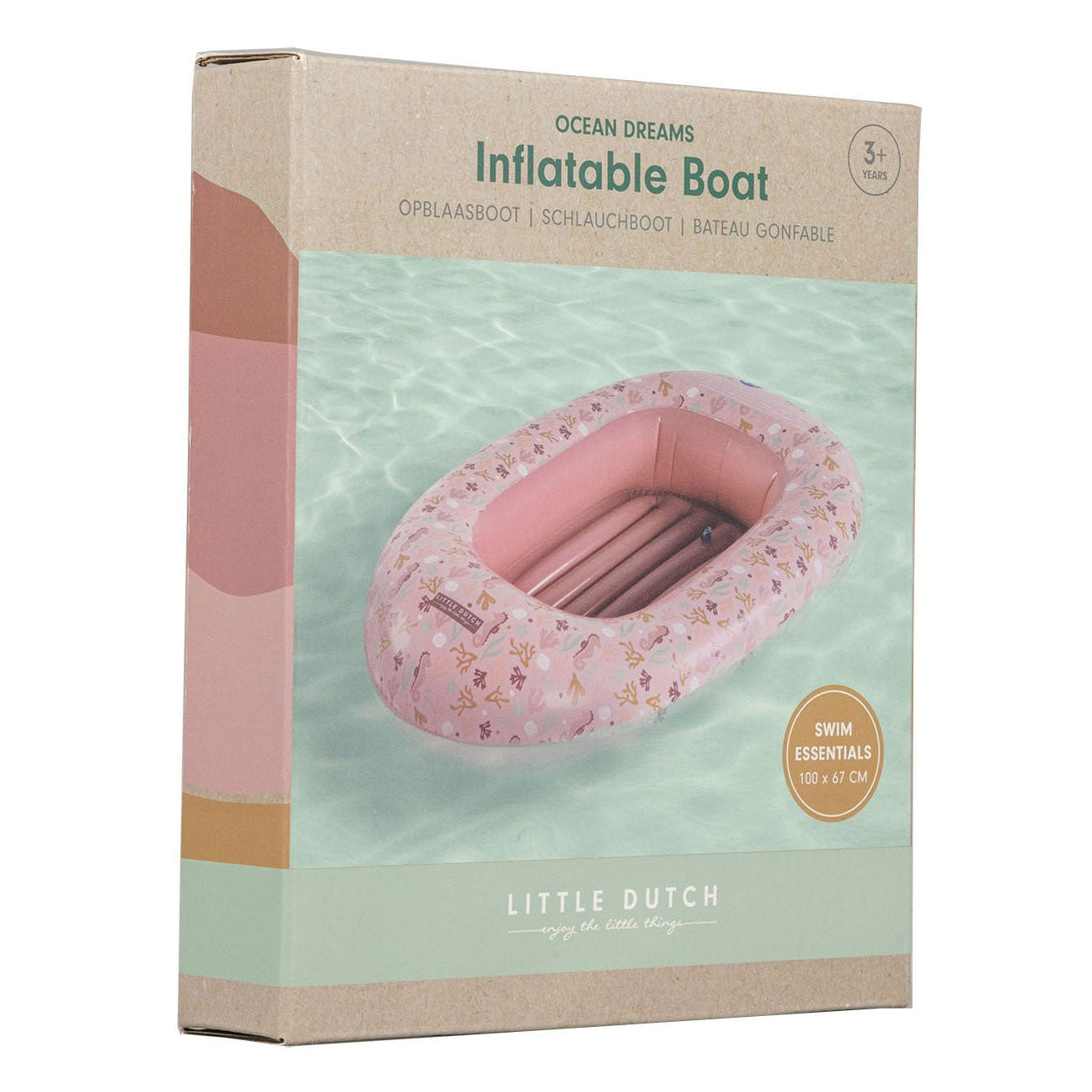 Little Dutch Ocean Dreams Boot Pink, 100x67cm