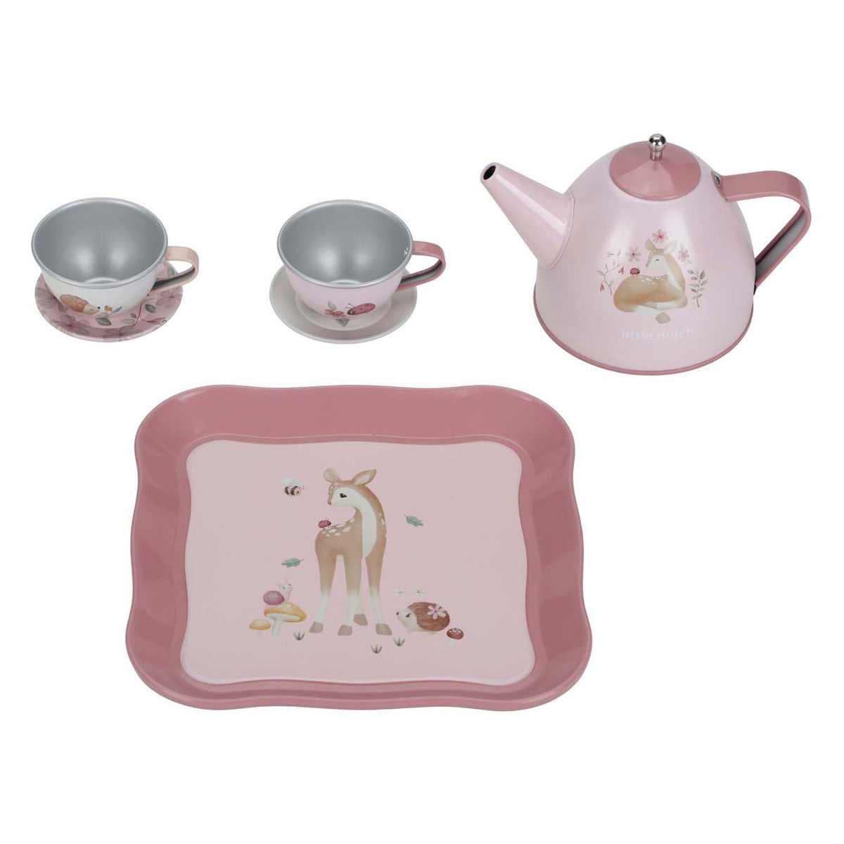 Little Dutch Fairy Garden Zinn Tee im Koffer